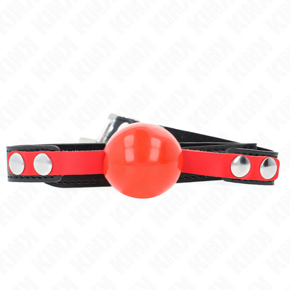 KINK - Zachte TPE-bal 4 cm knevelmodel 4 60 x 2 cm verstelbaar 37-52 cm