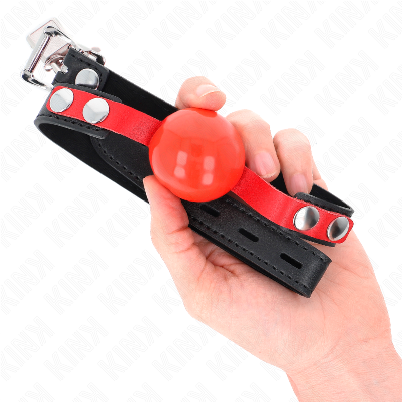 KINK - Zachte TPE-bal 4 cm knevelmodel 4 60 x 2 cm verstelbaar 37-52 cm