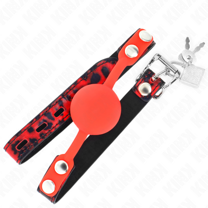 KINK - Model 2 siliconenbal 4 cm knevel met slot 60 x 2 cm