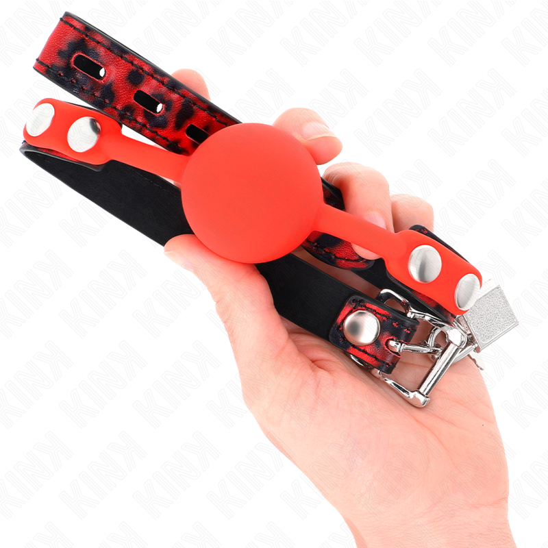 KINK - Model 2 siliconenbal 4 cm knevel met slot 60 x 2 cm
