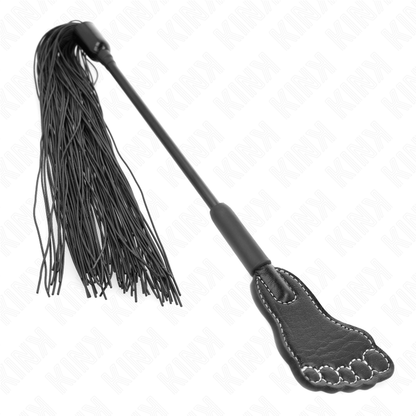 KINK - Voetvormige paddle met kwastjeszweep 31 cm