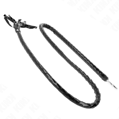 KINK - LANGE GLANZENDE PVC-ZWEEP 138 CM