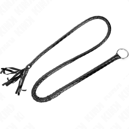 KINK - LANGE GLANZENDE PVC-ZWEEP 138 CM