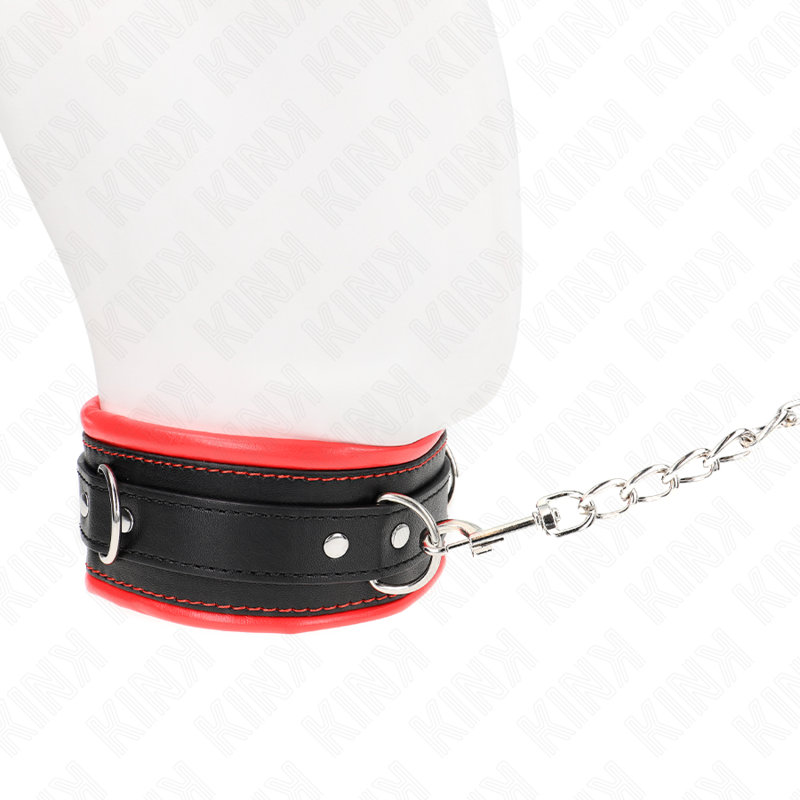KINK - ZWARE HALSBAND MET RIEM 65 CM MODEL 3 VERSTELBAAR 36.5-50 CM