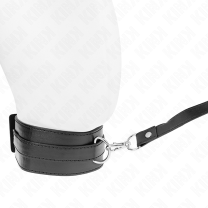 KINK - HALSBAND MET RIEM 116 CM MODEL 1 VERSTELBAAR 36-43 CM X 5 CM