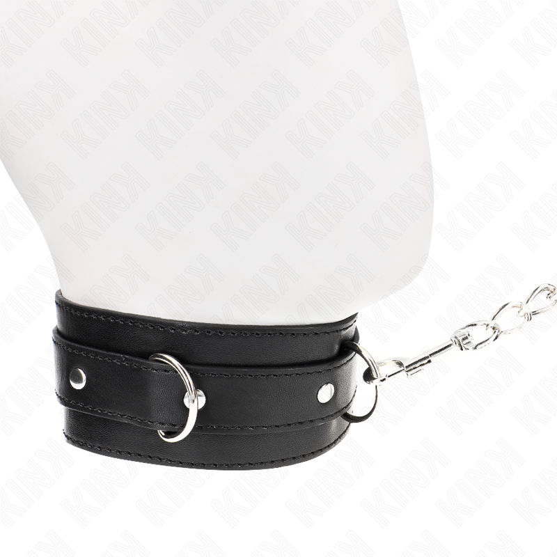 KINK - Halsband met riem 65 cm met zwarte band 54 x 4,5 cm