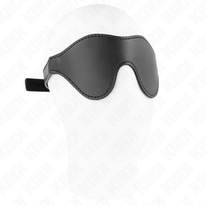 KINK - BANDAGE VAN KUNSTLEER 20 x 8 CM MET VERSTELBARE KLITTENBANDSLUITING 17-21 CM