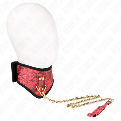 KINK - HALSKETTING SCANDAL-MODEL MET KANTEN RIEM 75 CM 44 X 10 CM