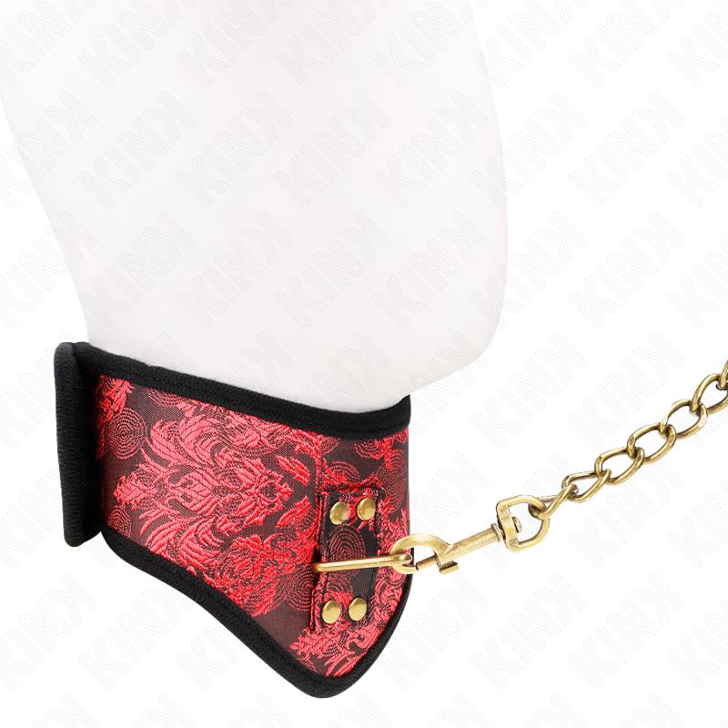 KINK - HALSKETTING SCANDAL-MODEL MET KANTEN RIEM 75 CM 44 X 10 CM