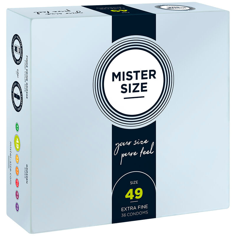 MISTER SIZE - CONDOOM MAAT S 49 MM (36 STUKS)