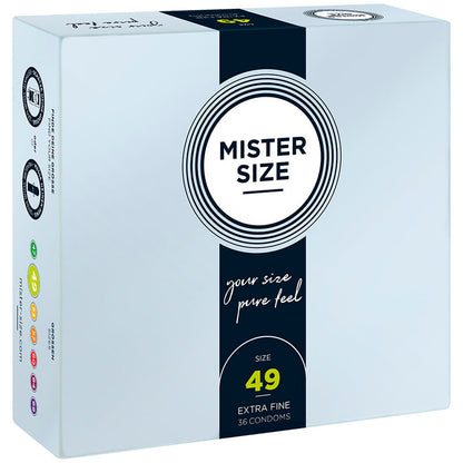 MISTER SIZE - CONDOOM MAAT S 49 MM (36 STUKS)