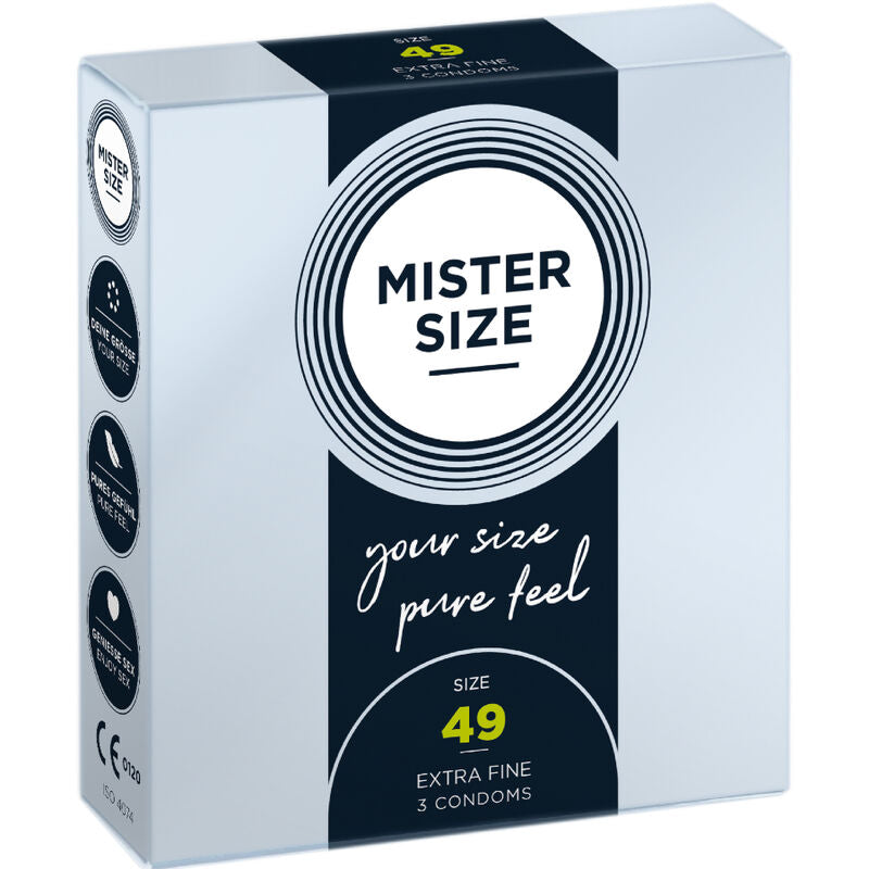 MISTER SIZE - CONDOOM MAAT S 49 MM (3 STUKS)