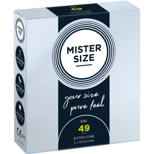 MISTER SIZE - CONDOOM MAAT S 49 MM (3 STUKS)