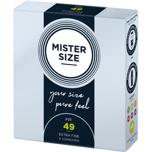 MISTER SIZE - CONDOOM MAAT S 49 MM (3 STUKS)