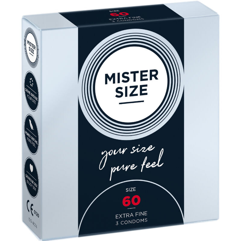 MISTER SIZE - CONDOOM MAAT XL 60 MM (3 STUKS)