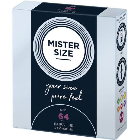 MISTER SIZE - CONDOOMS MAAT XXL 64 MM (3 STUKS)