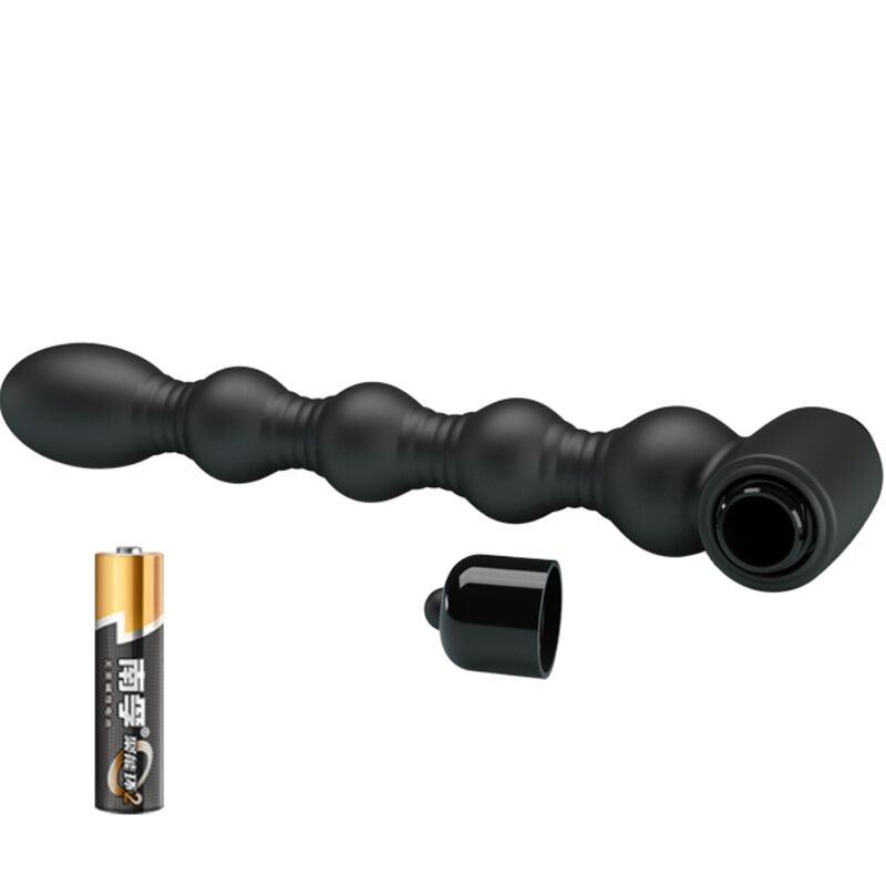 PRETTY LOVE - LYNN SILICONEN ANALE PLUG 10 TRILLINGEN ZWART