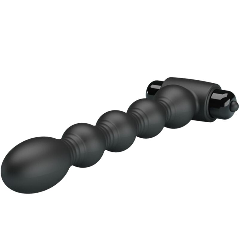 PRETTY LOVE - LYNN SILICONEN ANALE PLUG 10 TRILLINGEN ZWART