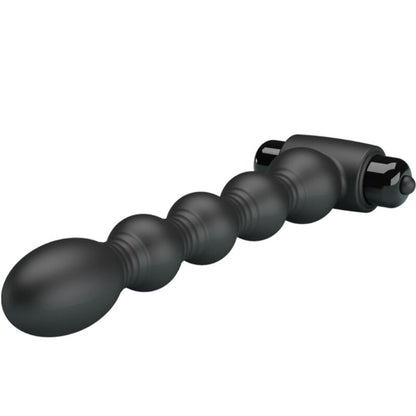 PRETTY LOVE - LYNN SILICONEN ANALE PLUG 10 TRILLINGEN ZWART