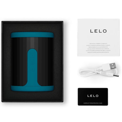 LELO - F2S™ TEAL mannelijke masturbator blauw