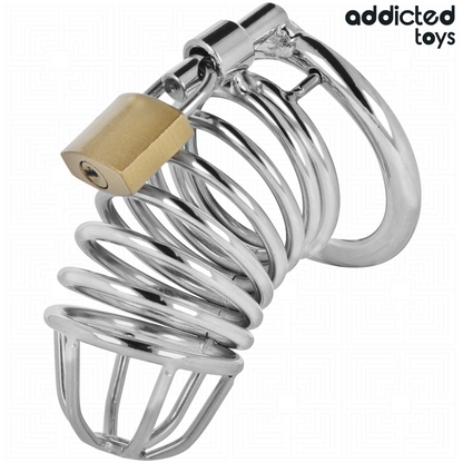 ADDICTED TOYS LOCKED - IRON CELL metalen peniskooi 4 CM maat S