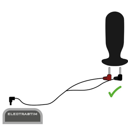 ELECTRASTIM - STIMULATORKABELS MET HOEK VAN 90 GRADEN