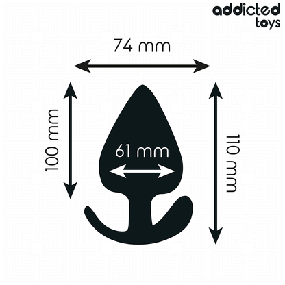 ADDICTED TOYS - ANALE PLUG VAN SILICONEN MAAT XXL 11 CM