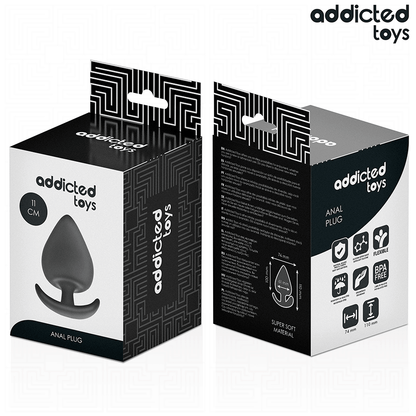 ADDICTED TOYS - ANALE PLUG VAN SILICONEN MAAT XXL 11 CM