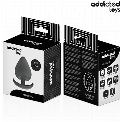 ADDICTED TOYS - ANALE PLUG VAN SILICONEN MAAT XL 9.5 CM