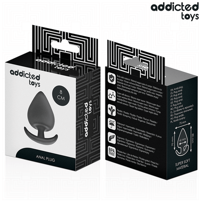 ADDICTED TOYS - ANALE PLUG VAN SILICONEN MAAT L 8 CM