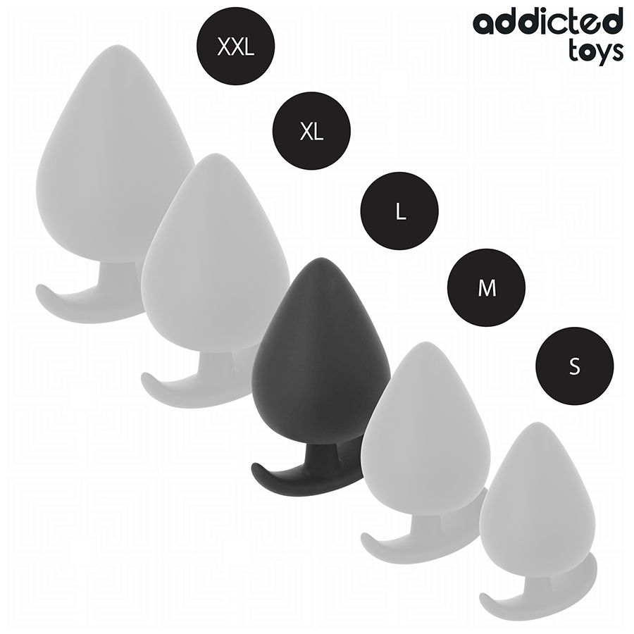 ADDICTED TOYS - ANALE PLUG VAN SILICONEN MAAT L 8 CM