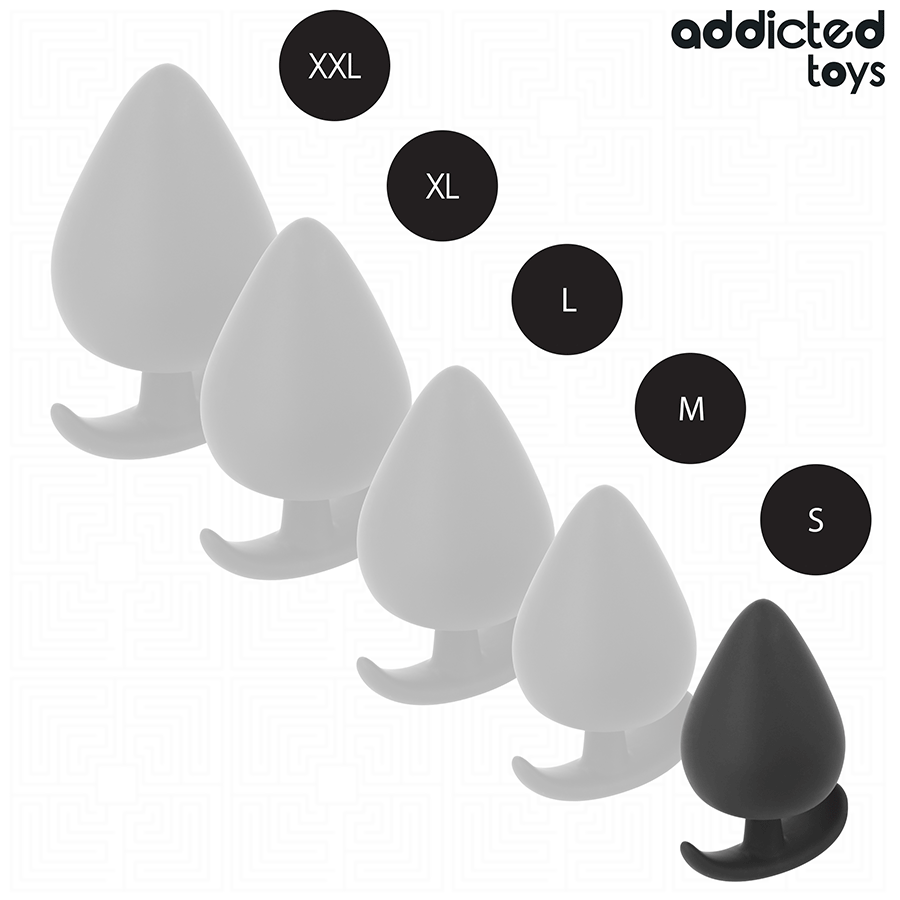 ADDICTED TOYS - ANALE PLUG VAN SILICONEN MAAT S 5.3 CM