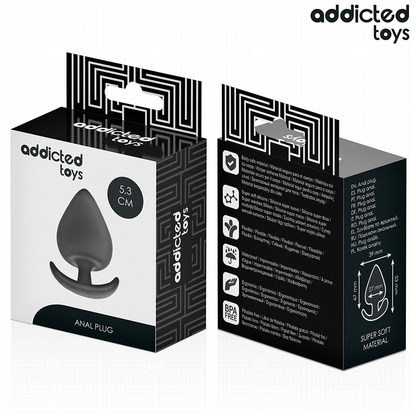 ADDICTED TOYS - ANALE PLUG VAN SILICONEN MAAT S 5.3 CM