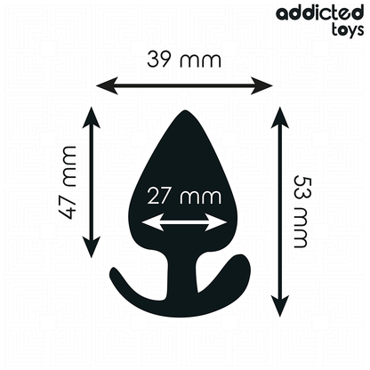 ADDICTED TOYS - ANALE PLUG VAN SILICONEN MAAT S 5.3 CM