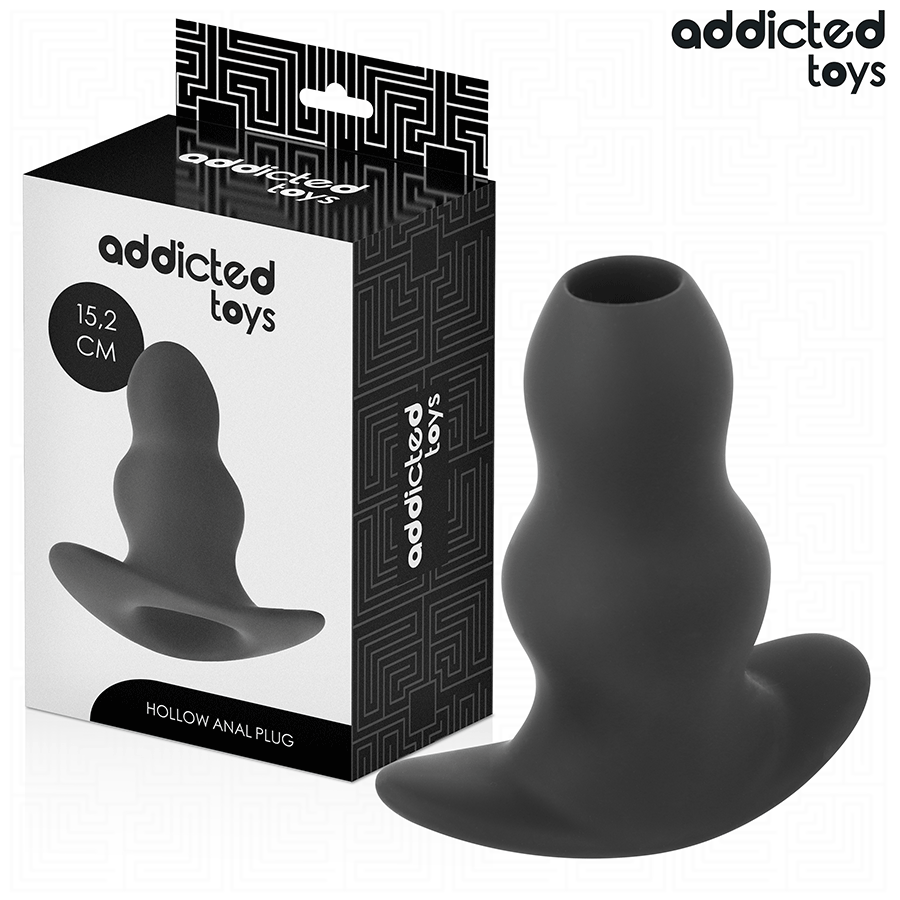ADDICTED TOYS - HOLLE ANALE PLUG VAN SILICONEN MAAT XXL 15.2 CM