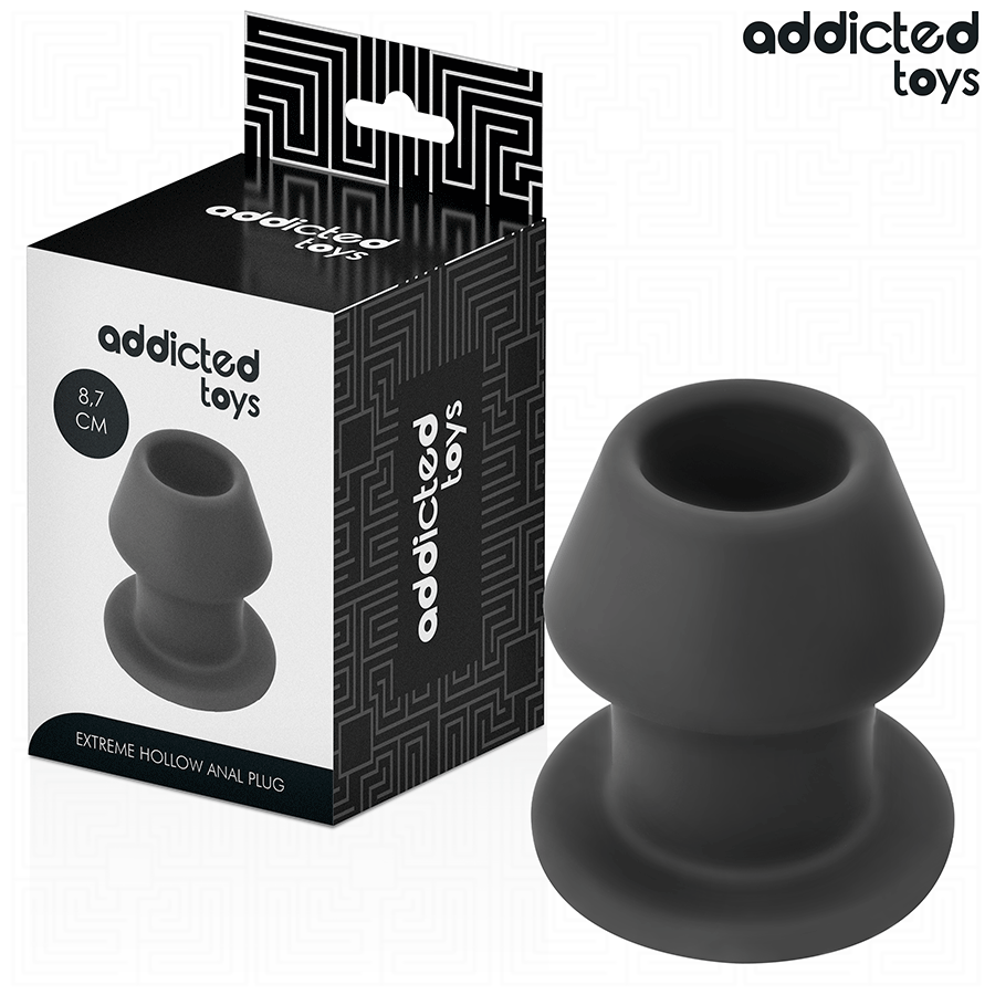 ADDICTED TOYS - EXTREME HOLLE ANALE PLUG VAN SILICONEN MAAT M 8.7 CM