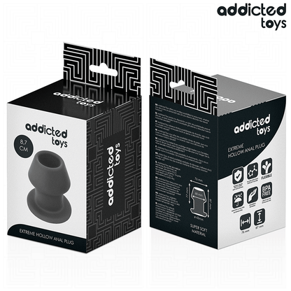 ADDICTED TOYS - EXTREME HOLLE ANALE PLUG VAN SILICONEN MAAT M 8.7 CM