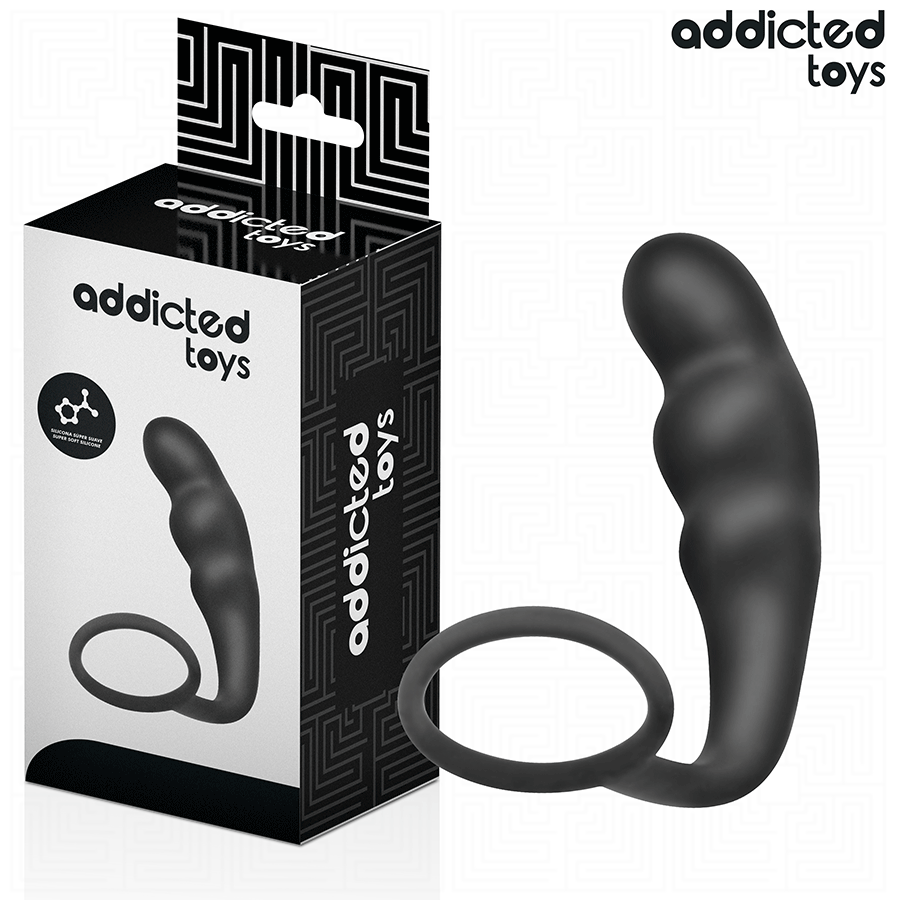 ADDICTED TOYS - ANALE PLUG MET RING VAN SILICONEN MODEL 4