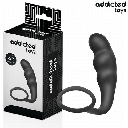 ADDICTED TOYS - ANALE PLUG MET RING VAN SILICONEN MODEL 4