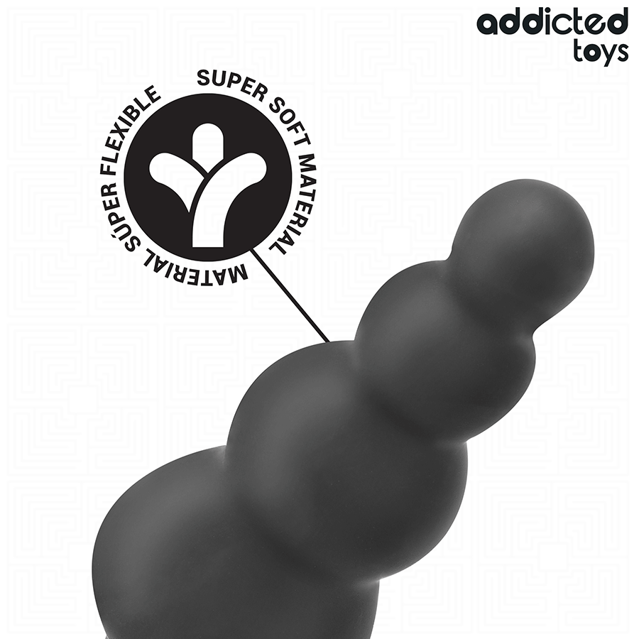 ADDICTED TOYS - ANALE PLUG MET RING VAN SILICONEN MODEL 5