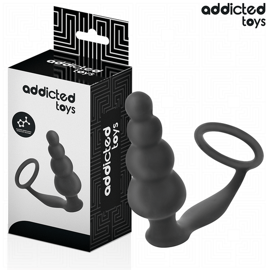 ADDICTED TOYS - ANALE PLUG MET RING VAN SILICONEN MODEL 5