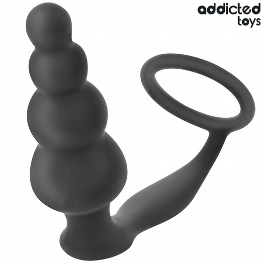 ADDICTED TOYS - ANALE PLUG MET RING VAN SILICONEN MODEL 5
