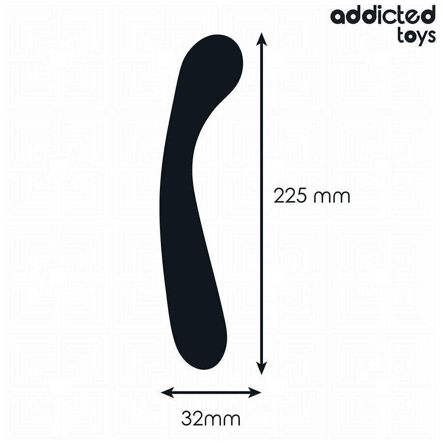 ADDICTED TOYS - DUBBELE ANALE MASSAGER VAN SILICONEN 22.5 CM