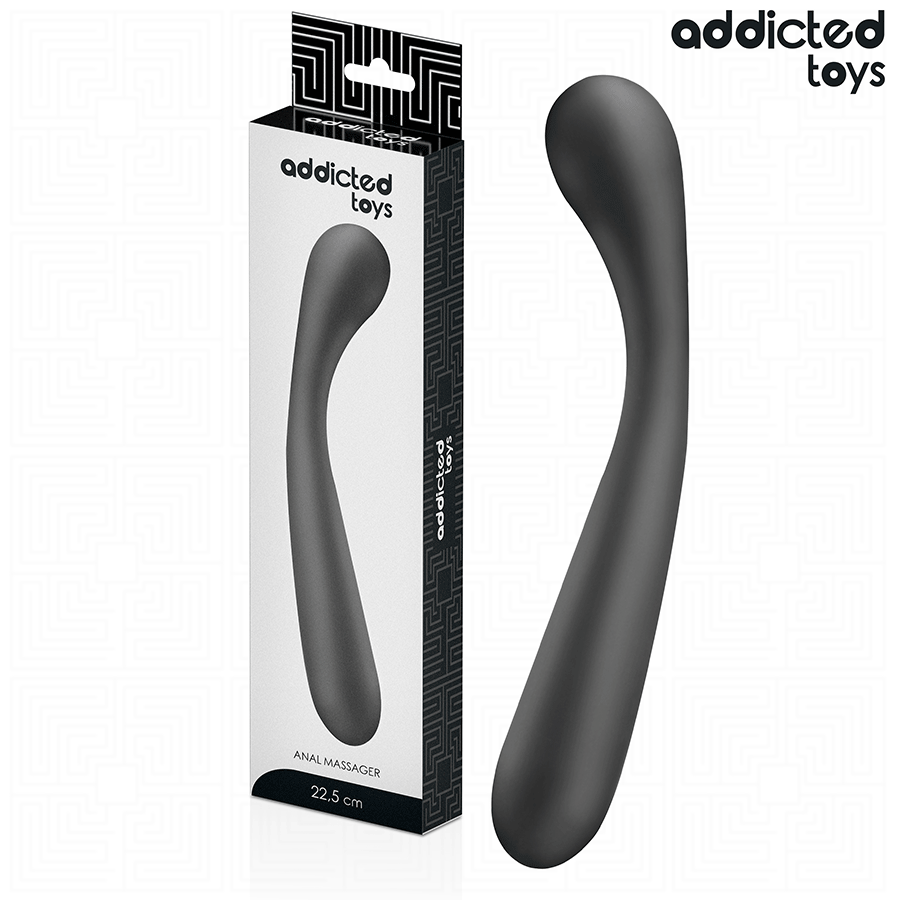 ADDICTED TOYS - DUBBELE ANALE MASSAGER VAN SILICONEN 22.5 CM