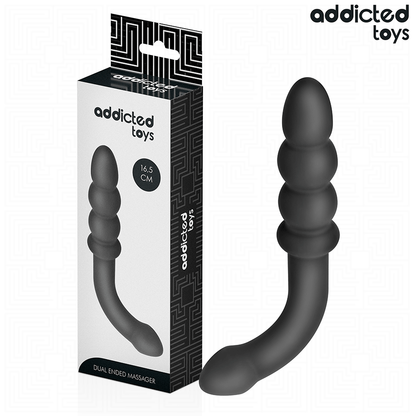 ADDICTED TOYS - DUBBELE ANALE MASSAGER VAN SILICONEN 16.5 CM