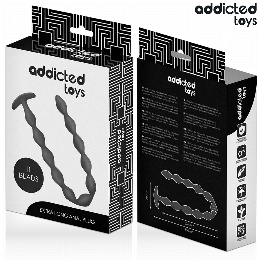 ADDICTED TOYS - EXTRA LANGE ANALE PLUG VAN SILICONEN