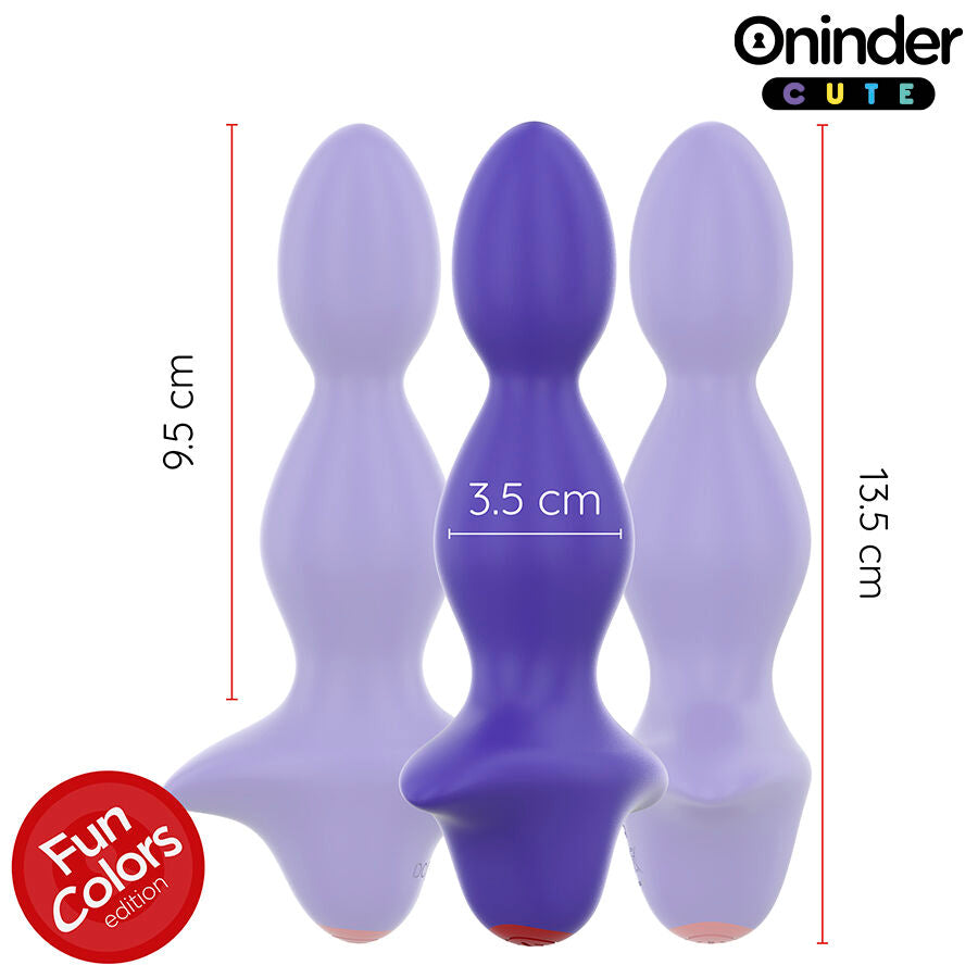 ONINDER CUTE - LOVE BUTT trillende anale plugdilator - gratis wereldwijd app