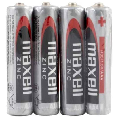 MAXELL - SALINA MANGAANBATTERIJ AAA R03 INTREKBAAR*4