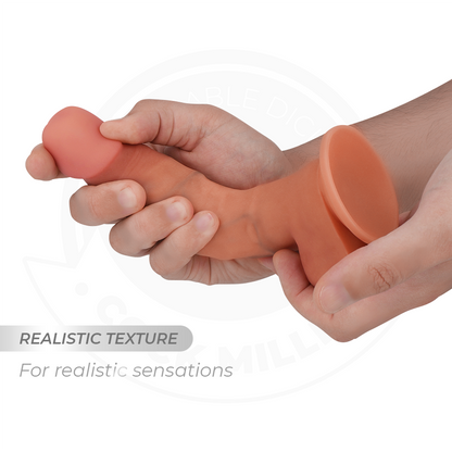 COCK MILLER - hyperrealistische beweegbare dildo 17.8 CM