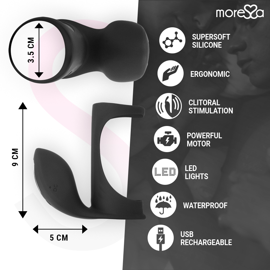 MORESSA - BRANDON VIBRATORRING MET COVER